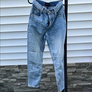 Lucky Brand High Rise Blue Jeans Tapered Leg
